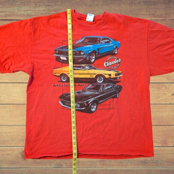 Retro Y2K Mustang Muscle Car Classics T-Shirt Mens Size XXL - Picture 4 of 5
